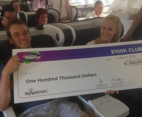 Isagenix Celebration Recognition Cheque